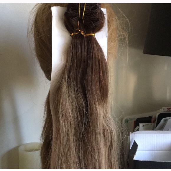 Ugreat Hair Other - Human hair clip in extensions Seven piece clip in ombre 18 inch hair extension